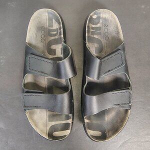 ecco 2nd Cozmo Sandals Black Strap Size 8-8.5